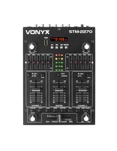 STM2270 MEZCLADOR DE 4 CANALES CON EFECTOS USB/MP3/BT