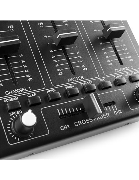 STM2270 MEZCLADOR DE 4 CANALES CON EFECTOS USB/MP3/BT