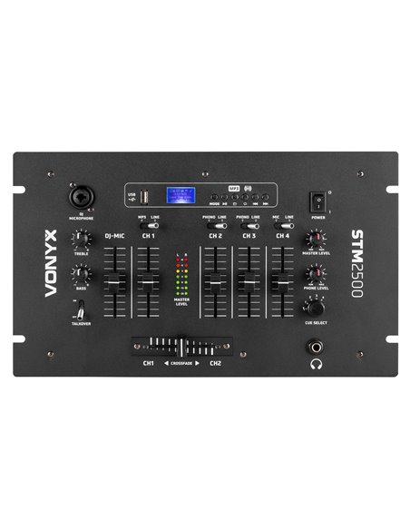 STM2500 MEZCLADOR DE 5 CANALES USB/MP3 CON BT
