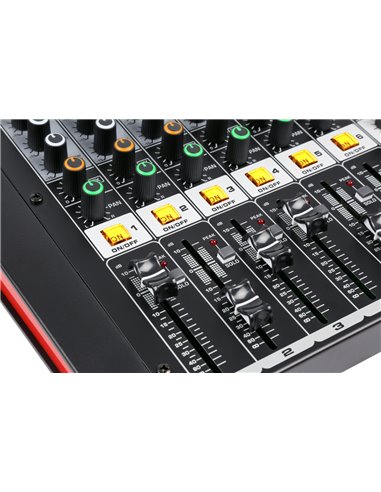 PDM-M404A MEZCLADOR DIRECTO AMPLIFICADO 4 CANALES