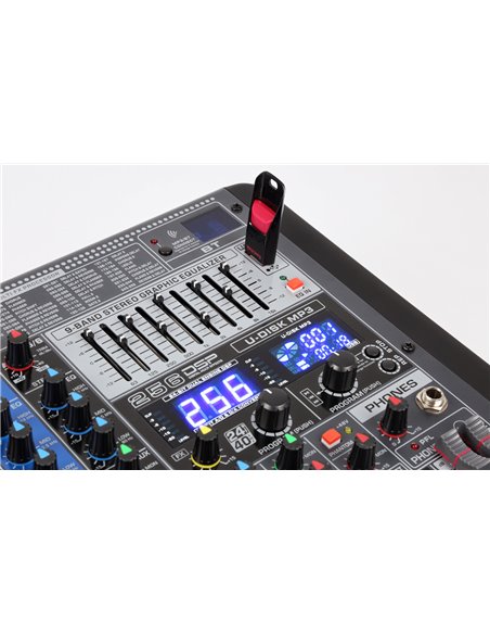 PDM-S1204 MEZCLADOR ANALOGICO 12 CANALES PROFESIONAL