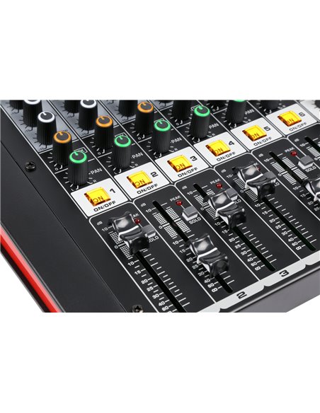 PDM-M604A MEZCLADOR DIRECTO AMPLIFICADO 6 CANALES