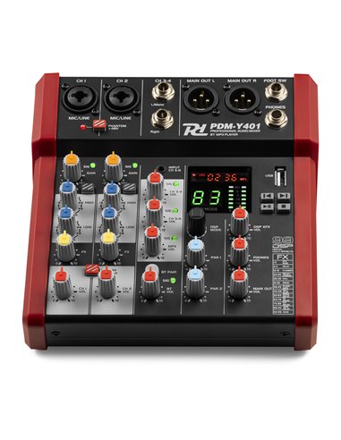 PDM-Y401 MEZCLADOR DE ESTUDIO 4-CH