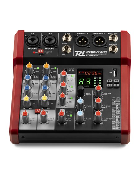 PDM-Y401 MEZCLADOR DE ESTUDIO 4-CH