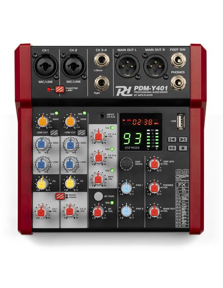 PDM-Y401 MEZCLADOR DE ESTUDIO 4-CH