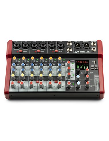 PDM-Y801 MEZCLADOR DE ESTUDIO 8-CH
