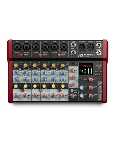 PDM-Y801 MEZCLADOR DE ESTUDIO 8-CH