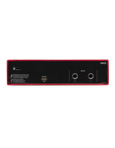 PDX22 USB AUDIO INTERFACE COMBI