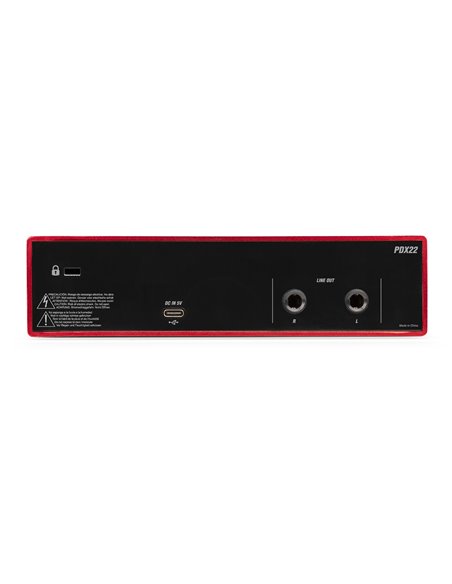 PDX22 USB AUDIO INTERFACE COMBI