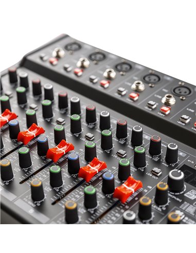VM-KG10 MEZCLADOR PARA MÚSICA 10 CANALES BT/DSP/USB GRABACIÓN