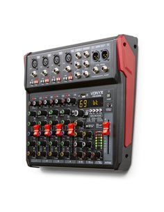 VM-KG08 MEZCLADOR PARA MÚSICA 8 CANALES BT/DSP/USB GRABACIÓN 2