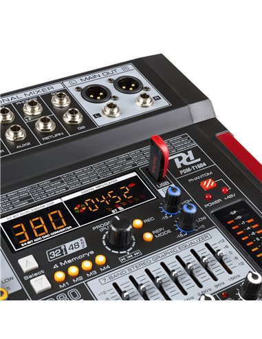 PDM-T1604 MEZCLADOR DE DIRECTO 16 CANALES DSP/MP3
