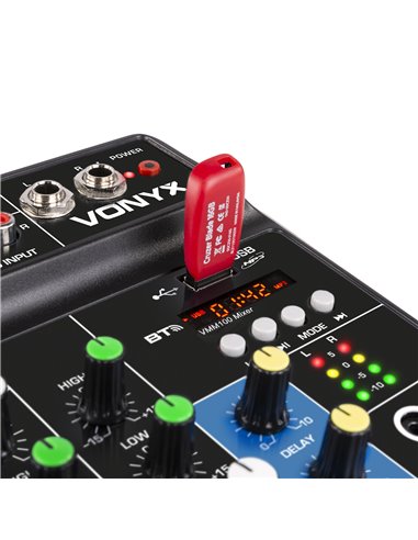 VMM100 MEZCLADOR AUDIO CON USB/BT