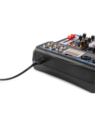 VMM-P500 MEZCLADOR DIRECTO 4CANALES CON DSP, USB Y REPRODUCTOR MP3/BT