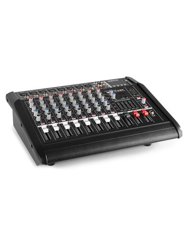 AM8A MEZCLADOR DE 8 CANALES CON AMPLIFICADOR DSP/BT/SD/USB/MP3