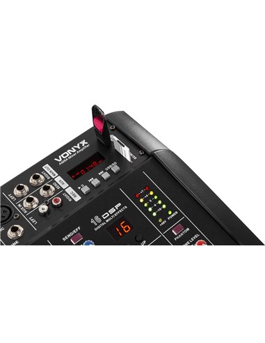 AM5A MEZCLADOR DE 5 CANALES CON AMPLIFICADOR DSP/BT/SD/USB/MP3