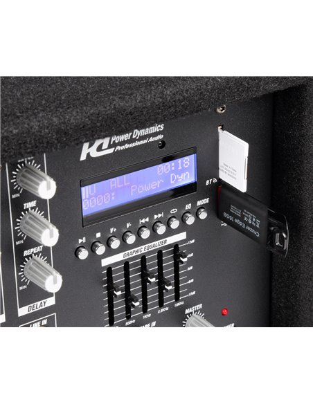 PDM-C805A MEZCLADOR 8 CANALES CON AMPLIFICADOR