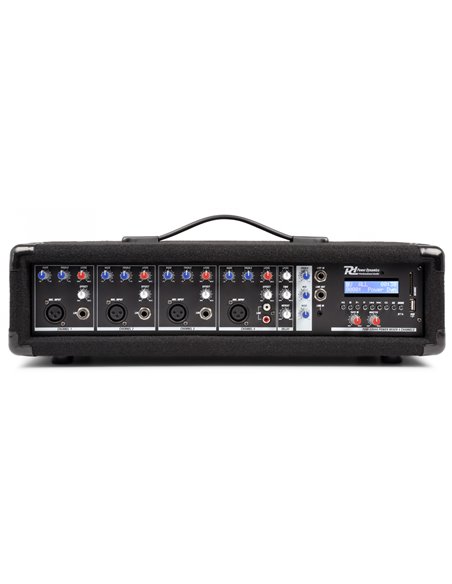 PDM-C405A MEZCLADOR 4 CANALES CON AMPLIFICADOR