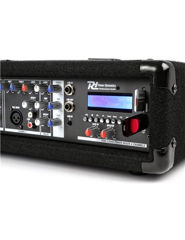 PDM-C405A MEZCLADOR 4 CANALES CON AMPLIFICADOR