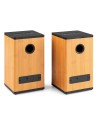 BS20 CONJUNTO DE ALTAVOCES ACTIVOS DE ESTANTERÍA CON BATERÍA, BAMBÚ