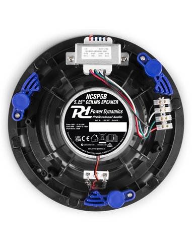 NCSP5B ALTAVOZ DE TECHO DE BAJO PERFIL 100V 5.25" NEGRO