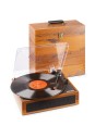 RP170L GIRADISCOS CON CAJA DE ALMACENAJE DE VINILOS MADERA