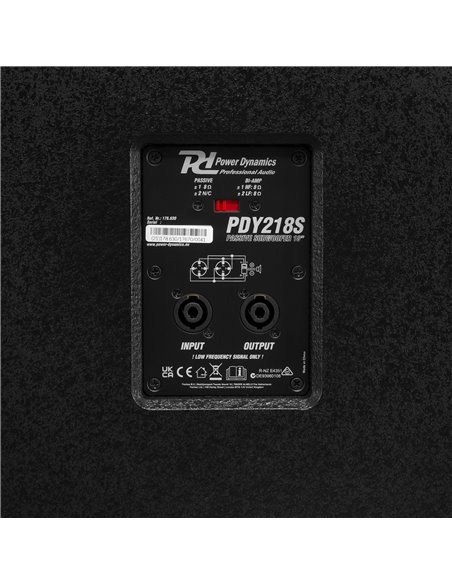 PDY218S SUBWOOFER PASIVO 18” 1000W
