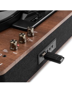 RP162 GIRADISCOS HQ BT MADERA DE NOGAL