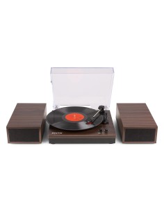 RP165D GIRADISCOS MADERA OSCURA