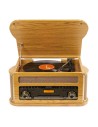 MEMPHIS GIRADISCOS VINTAGE MADERA CLARA