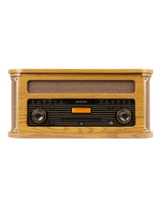 MEMPHIS GIRADISCOS VINTAGE MADERA CLARA