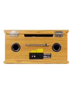 MEMPHIS GIRADISCOS VINTAGE MADERA CLARA