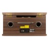 MEMPHIS GIRADISCOS VINTAGE MADERA OSCURA