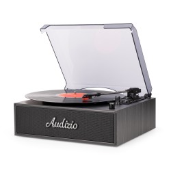 TOCADISCOS RENO RETRO NEGRO