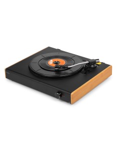 RP337BB TOCADISCOS VINTAGE CON ALTAVOCES BT INALÁMBRICOS BAMBÚ