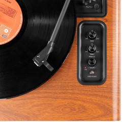 LAREDO TOCADISCOS PREMIUM MARRÓN OSCURO