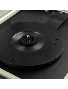 RP111G GIRADISCOS TIPO MALETÍN, VERDE