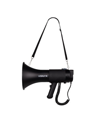 MEG075 MEGÁFONO 75W NEGRO MATE