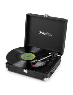 RP111BK GIRADISCOS TIPO MALETÍN, NEGRO