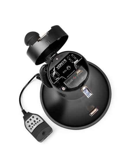 MEG075 MEGÁFONO 75W NEGRO MATE