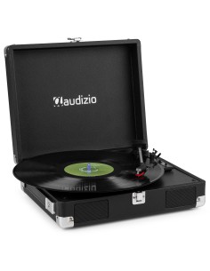 RP111BK GIRADISCOS TIPO MALETÍN, NEGRO