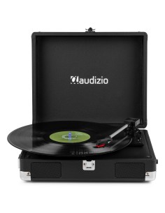 RP111BK GIRADISCOS TIPO MALETÍN, NEGRO