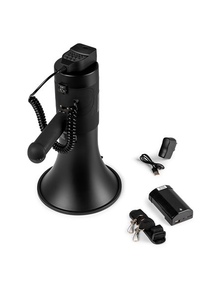 MEG075 MEGÁFONO 75W NEGRO MATE