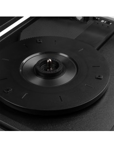 RP111BK GIRADISCOS TIPO MALETÍN, NEGRO