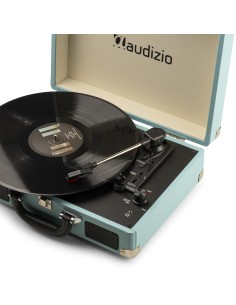 RP114BL GIRADISCOS TIPO MALETÍN, AZUL