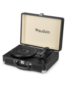 RP114BK GIRADISCOS TIPO MALETÍN, NEGRO