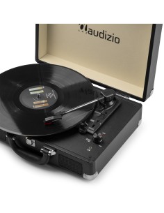 RP114BK GIRADISCOS TIPO MALETÍN, NEGRO