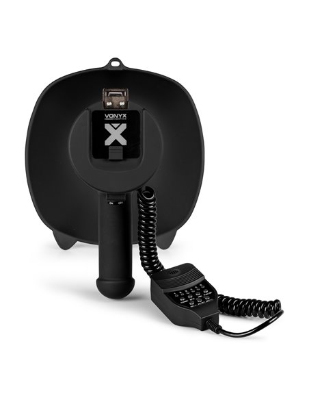 MEG090 MEGÁFONO 90W NEGRO MATE