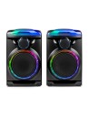 TRACK 2.0 JUEGO DE ALTAVOCES AMPLIFICADOS CON LED NEGRO