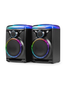 TRACK 2.0 JUEGO DE ALTAVOCES AMPLIFICADOS CON LED NEGRO